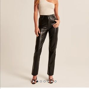 Abercrombie vegan leather pants